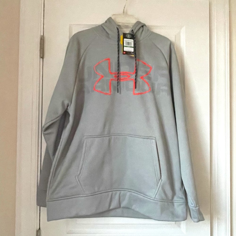 New Men's Under Armour Water-Resistant ColdGear Gray Size L